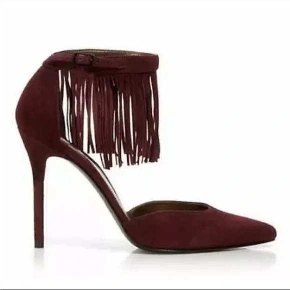 Brand New STUART WEITZMAN FRINGELICA HIGH HEEL PUMP - Picture 2 of 7